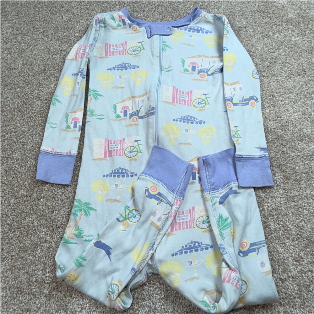 The Beaufort Bonnet Company Night Night 2T Pima Cotton Beach BicyclePajamas